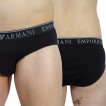 Quần lót nam Emporio Armani Endurance Stretch Cotton Brief 2-pack Black
